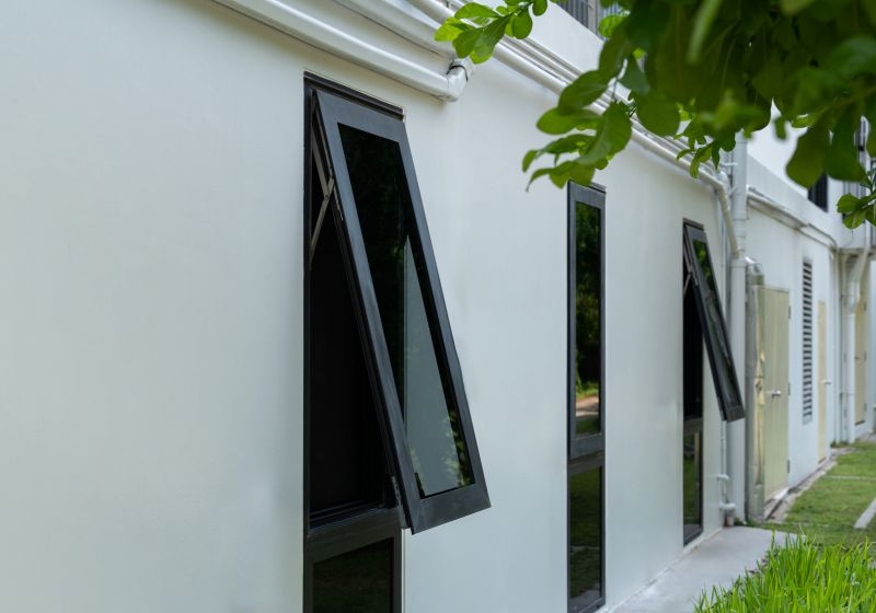 Custom-Fitted Windows on a Home Facade